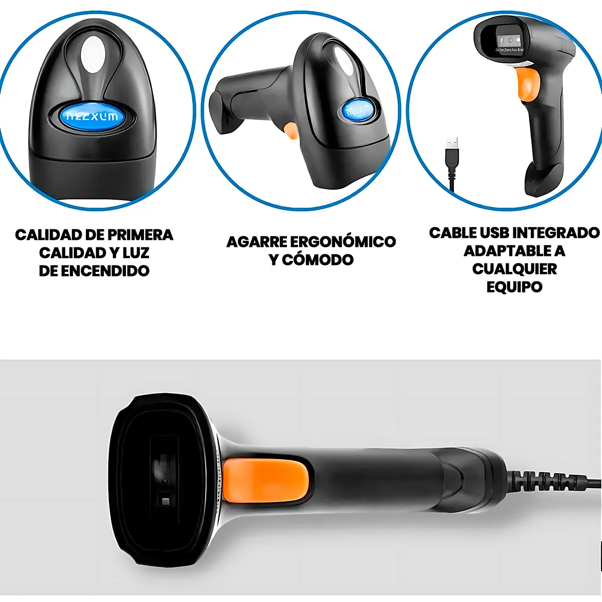 NETUM L3 Lector de código de barras Alámbrico 1D