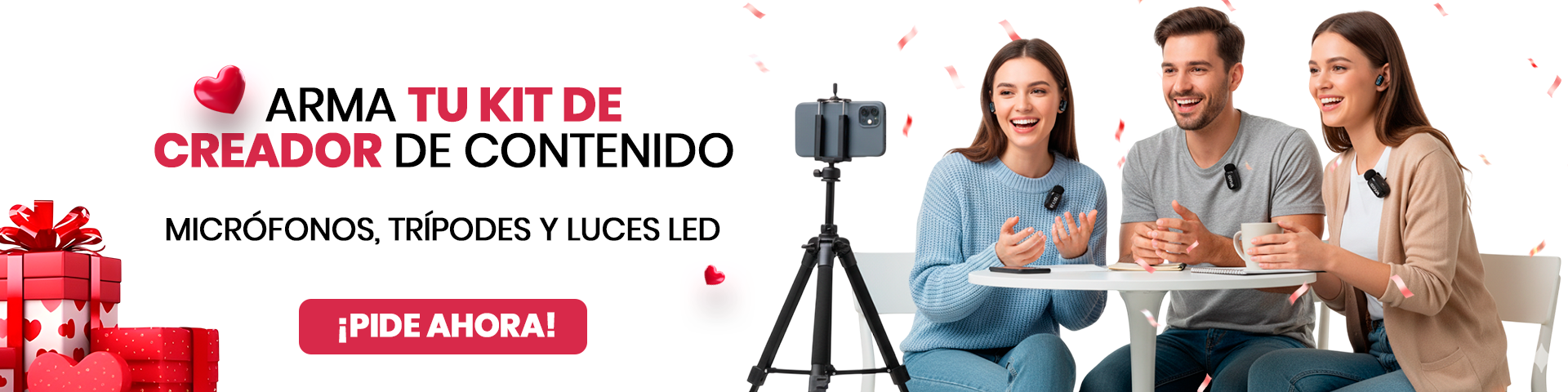 Productos para creadores de contenido