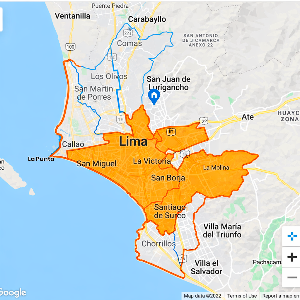 Cobertura Envío Express