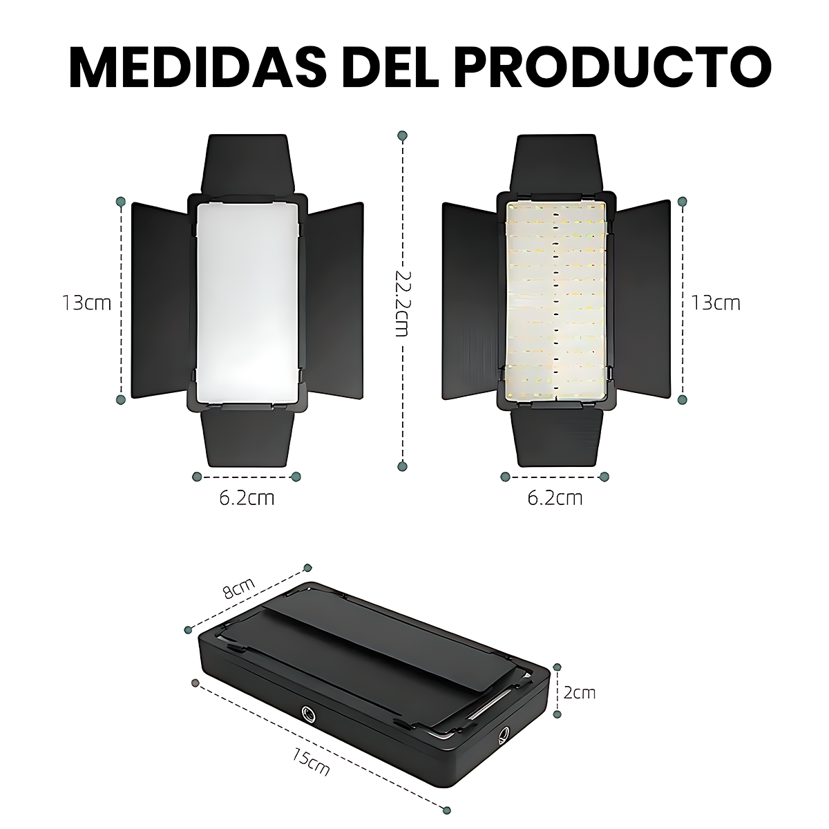 mini luz led 300 rgb