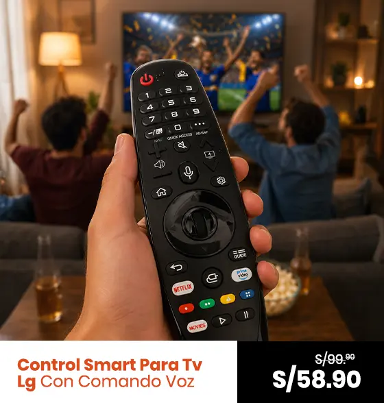 Control smart para tv lg con comando voz