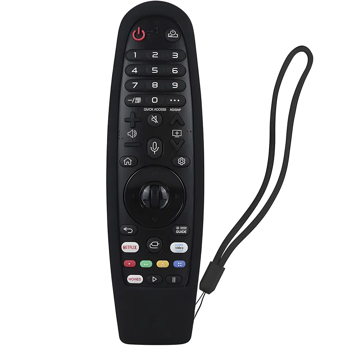 Control Remoto Magic MR20GA Comando de Voz Compatible con Smart TV LG + Funda Negra
