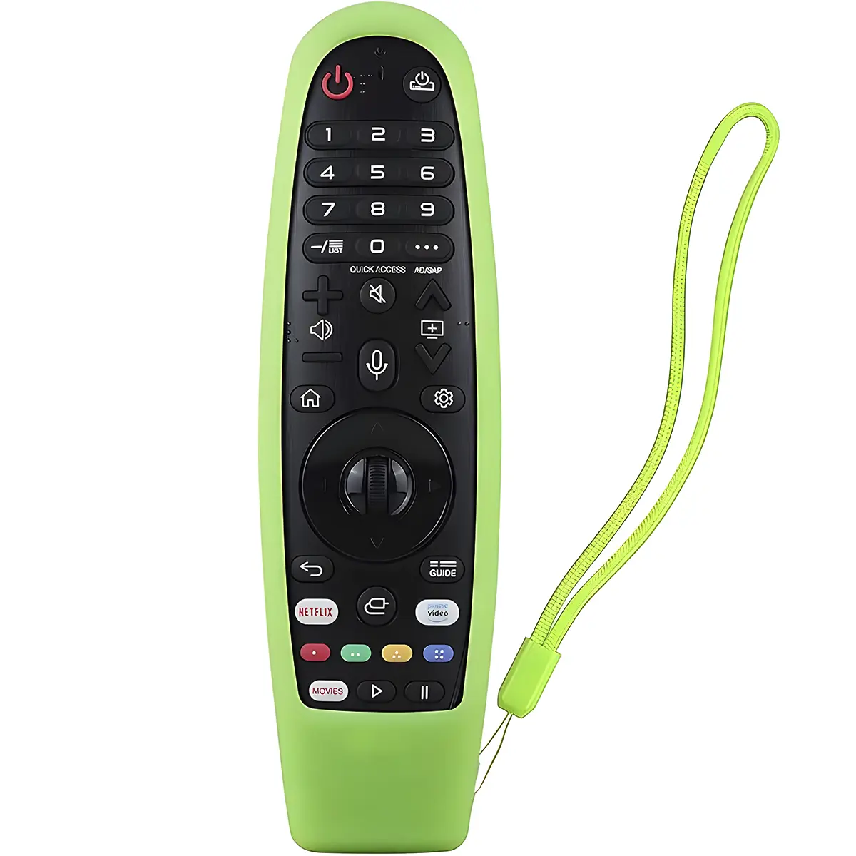 Control Remoto Magic MR20GA Comando de Voz Compatible Smart TV LG + Funda Verde Neon