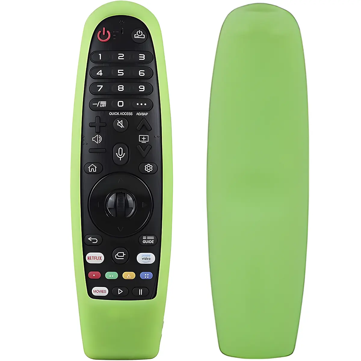 Control Remoto Magic MR20GA Comando de Voz Compatible Smart TV LG + Funda Verde Neon