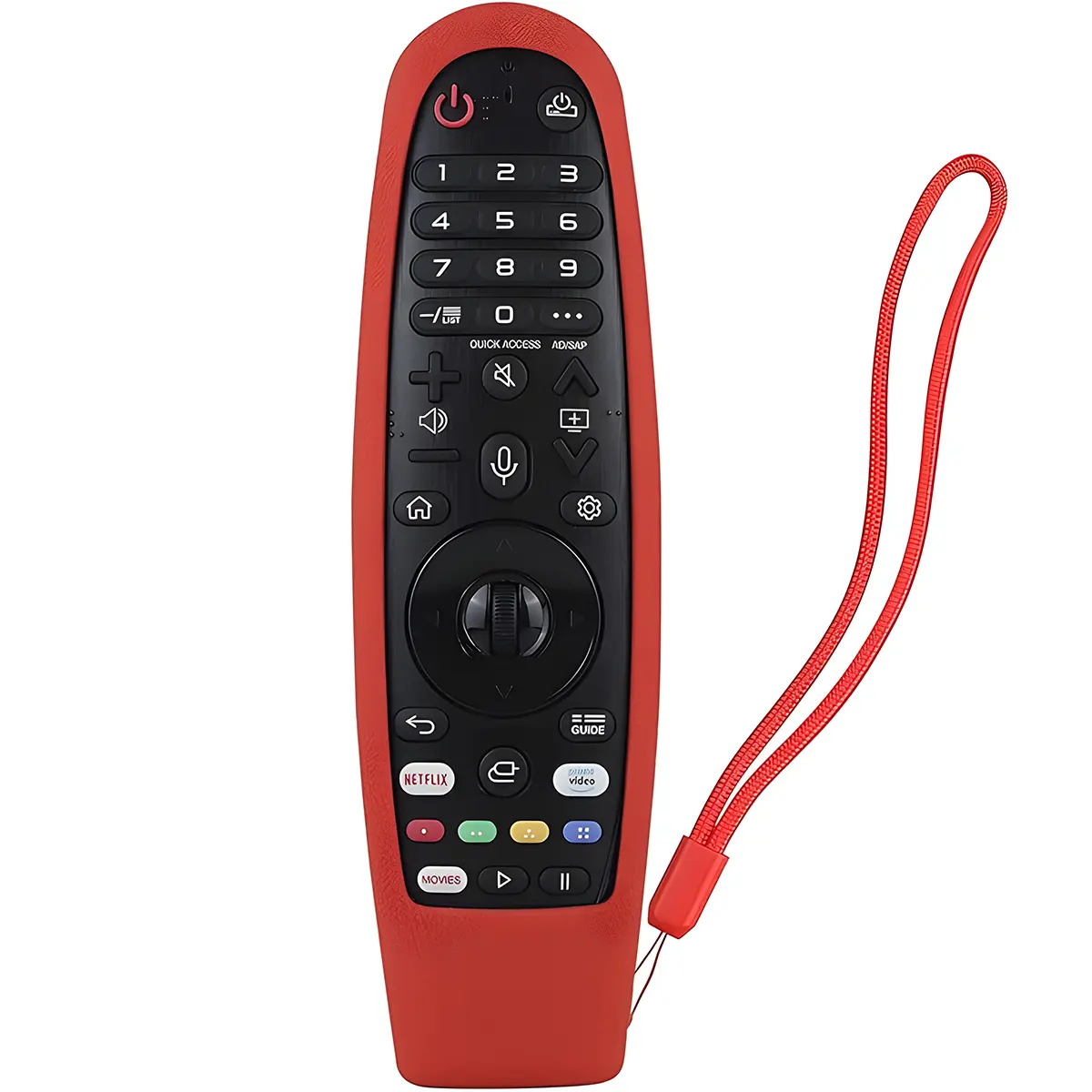 Control Remoto Magic MR20GA Comando de Voz Compatible con Smart TV LG + Funda Roja