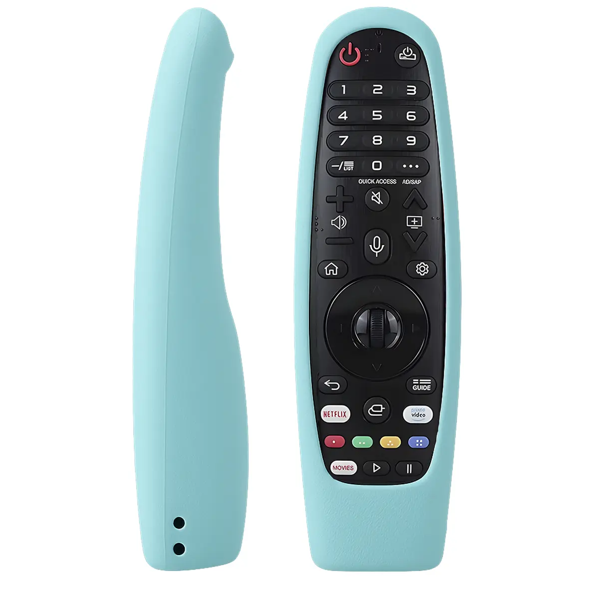 Control Remoto Magic MR20GA Comando de Voz Compatible con Smart TV LG + Funda Turquesa