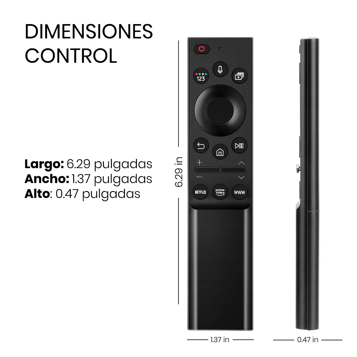 Control Smart TV WS-2022 Comando Voz Compatible 2022-2023 con funda