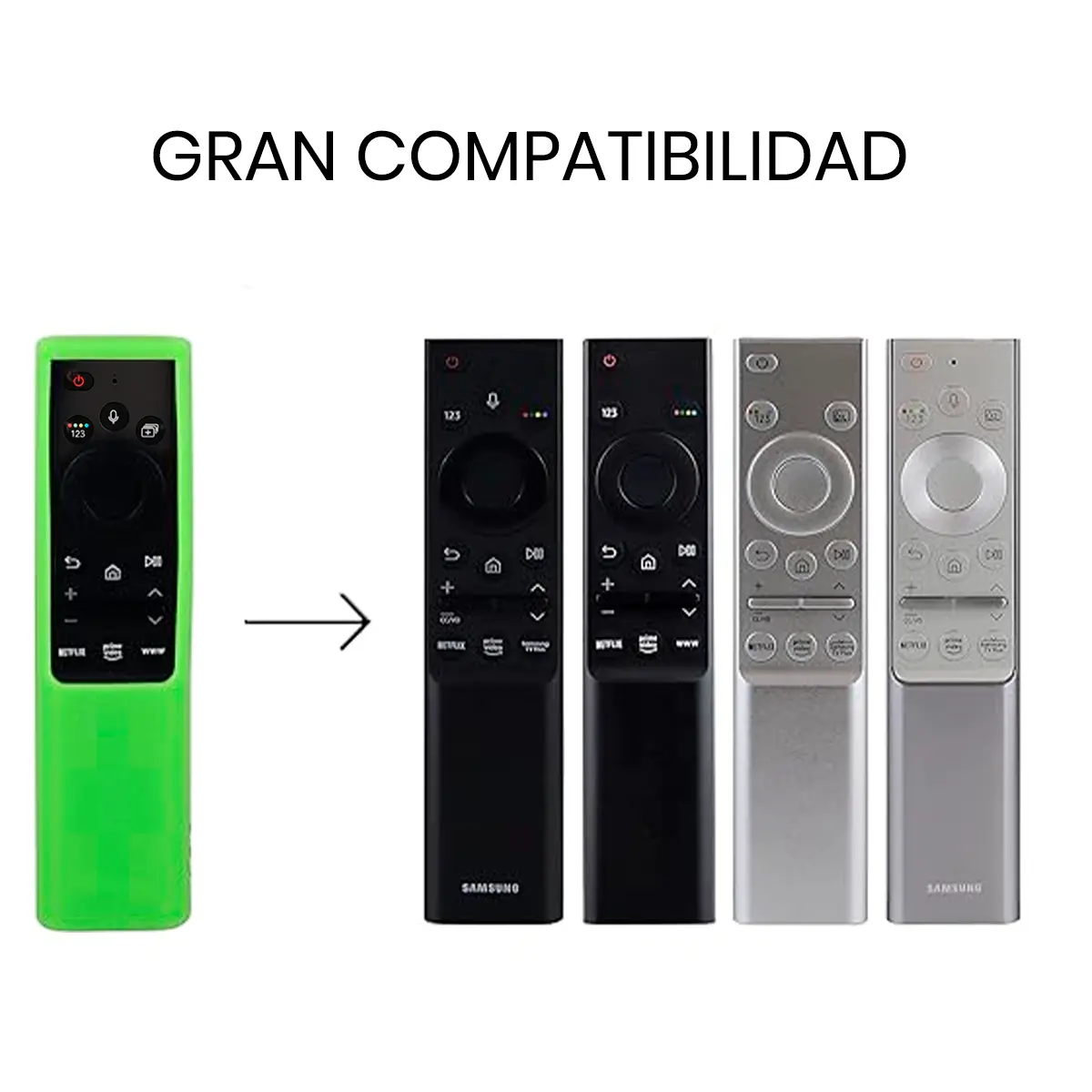 Control Smart WS-2022 Comando de Voz Compatible 2022-2023 y funda verde neon